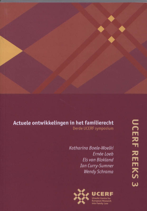 Actuele ontwikkelingen in het familierecht - Paperback (9789069167237) Top Merken Winkel